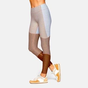 Outdoor voices desert / blue multi color leggings